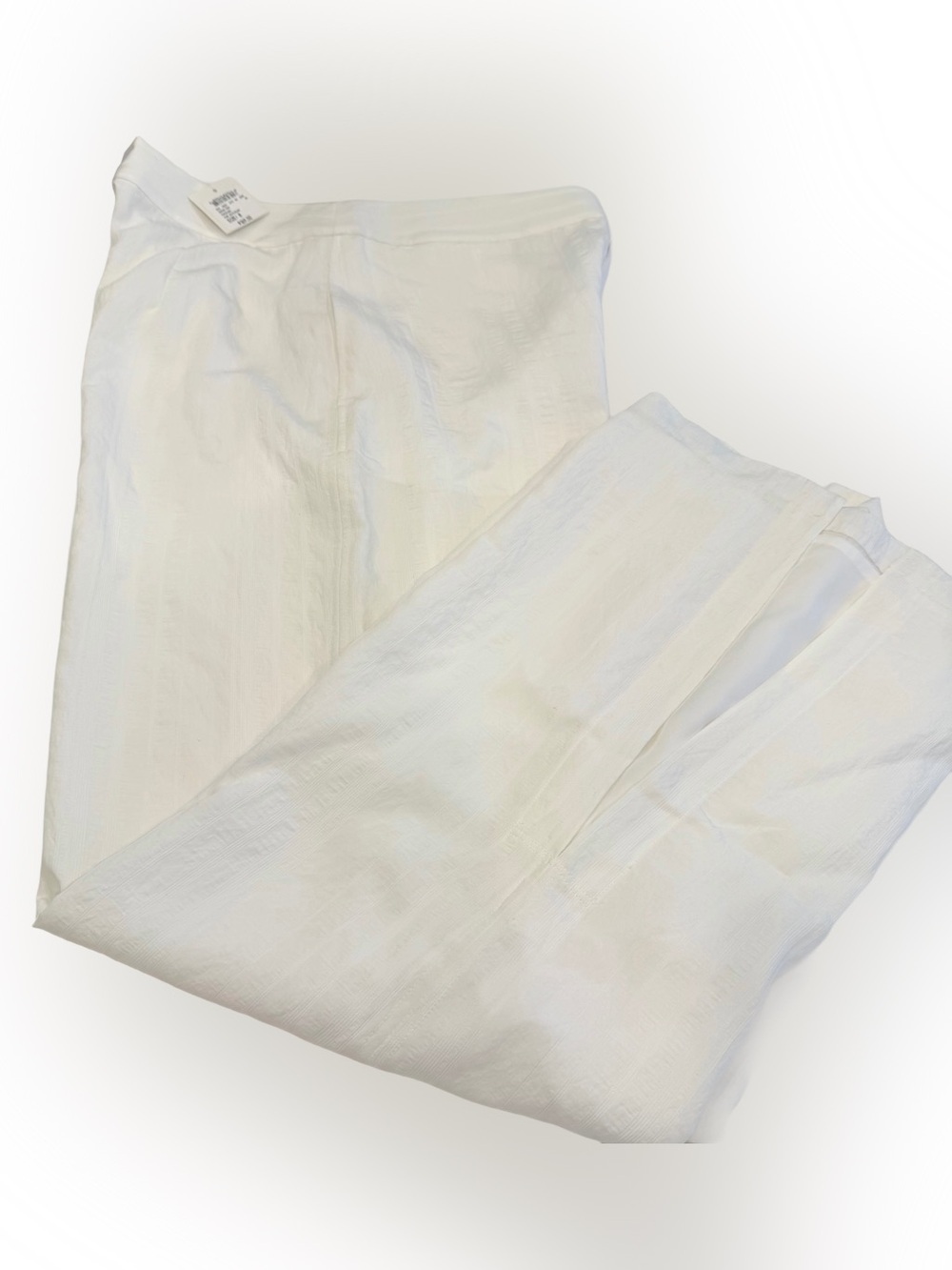 Club Monaco Sonyah Women’s White Pants Sz 8 Ankle Slit Wide Leg NWT